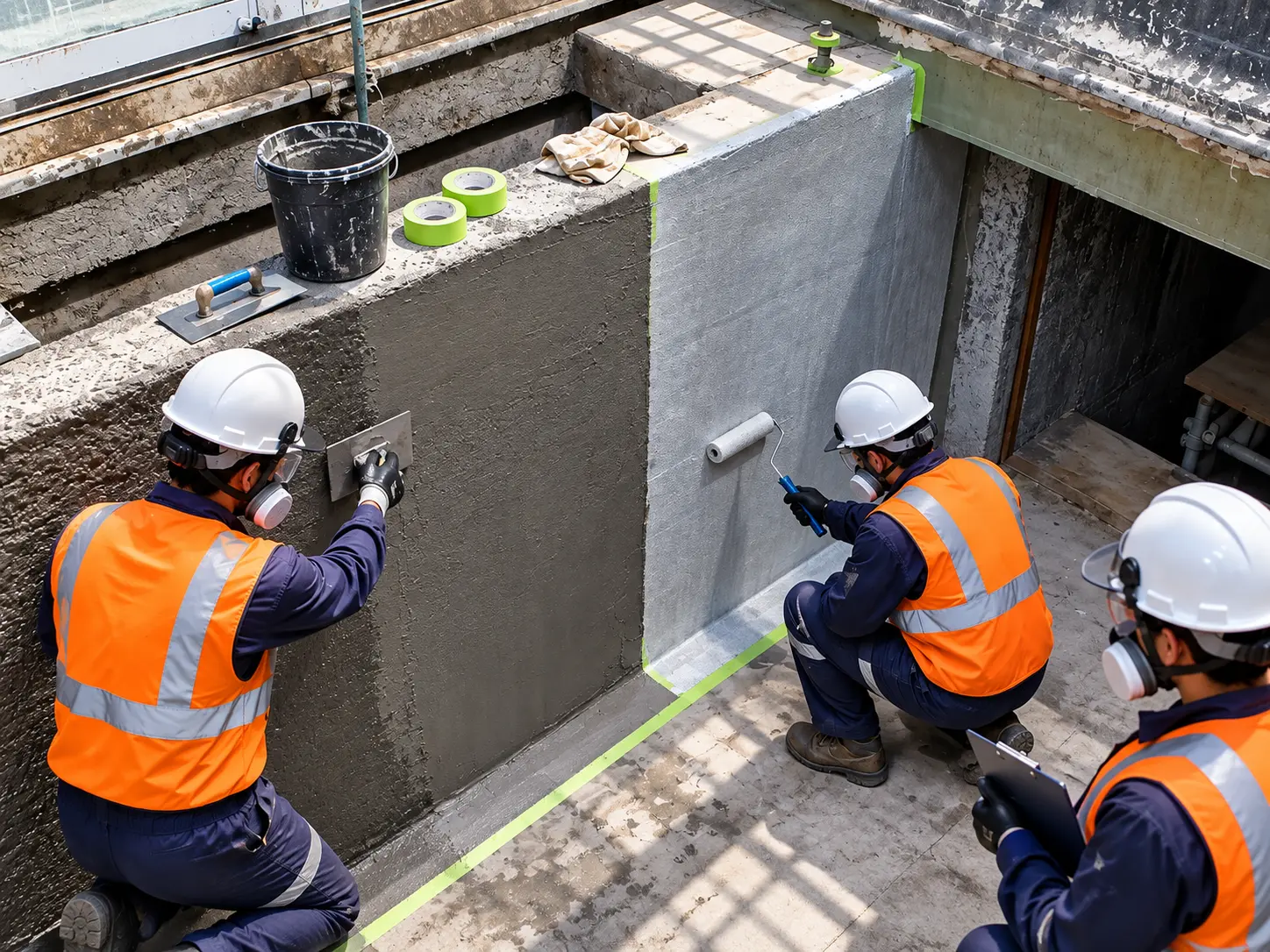 Protección de concreto